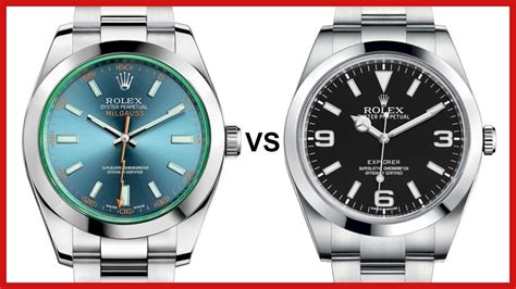 rolex milgauss vs explorer|Rolex Milgauss blue review.